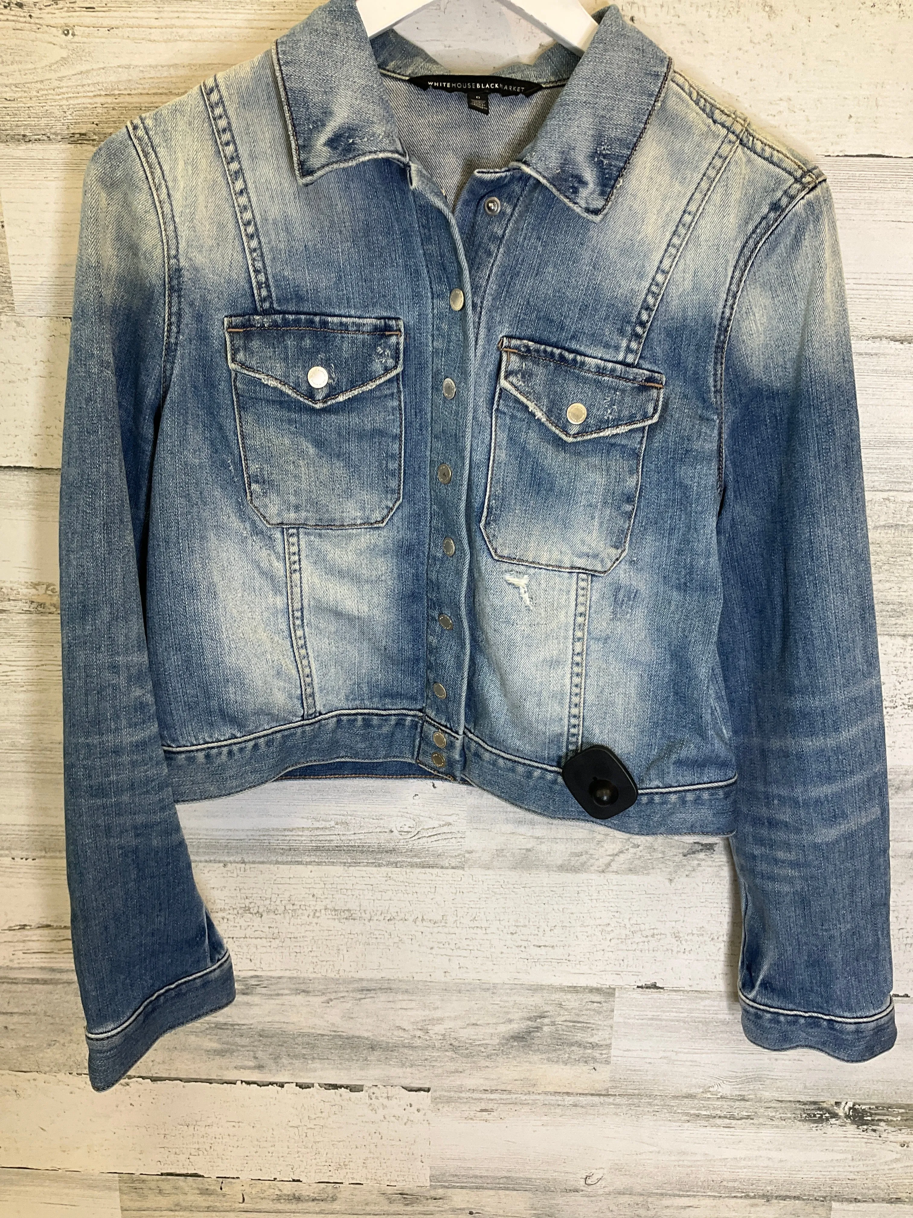 Blue Denim Jacket Denim White House Black Market, Size M