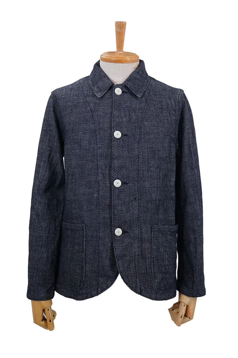 Broken Denim Chore Jacket
