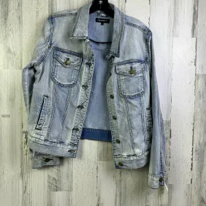 Jacket Denim By Clothes Mentor In Blue Denim, Size: L