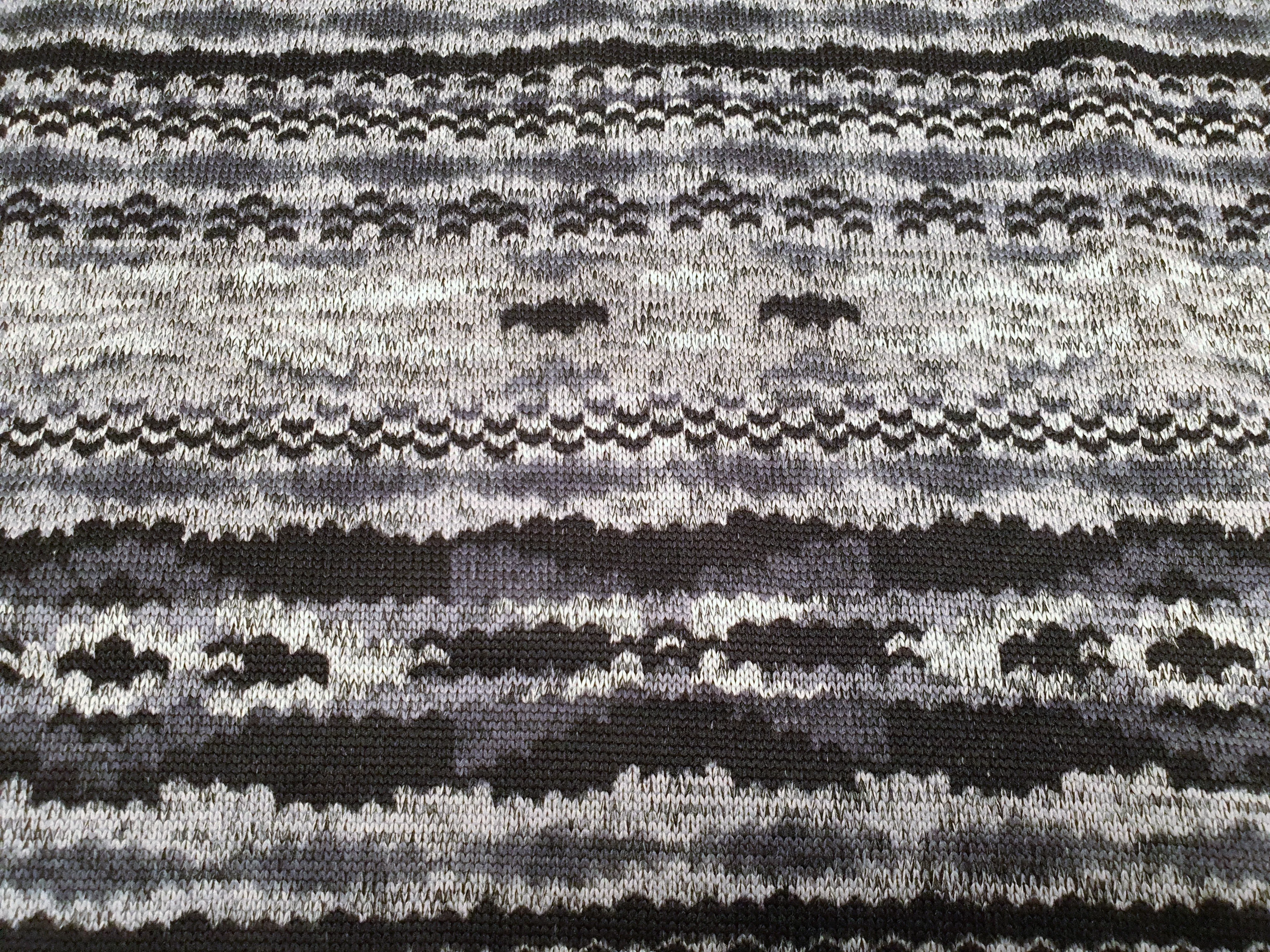 Modischer Strickstoff aus Polyester im angedeuteten Norweger Muster